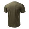 Men's Summer Hip Hop Streetwear Solid Color T-Shirts Bamboo-Handled Henry Collar Casual Button Short Sleeve Top Tees