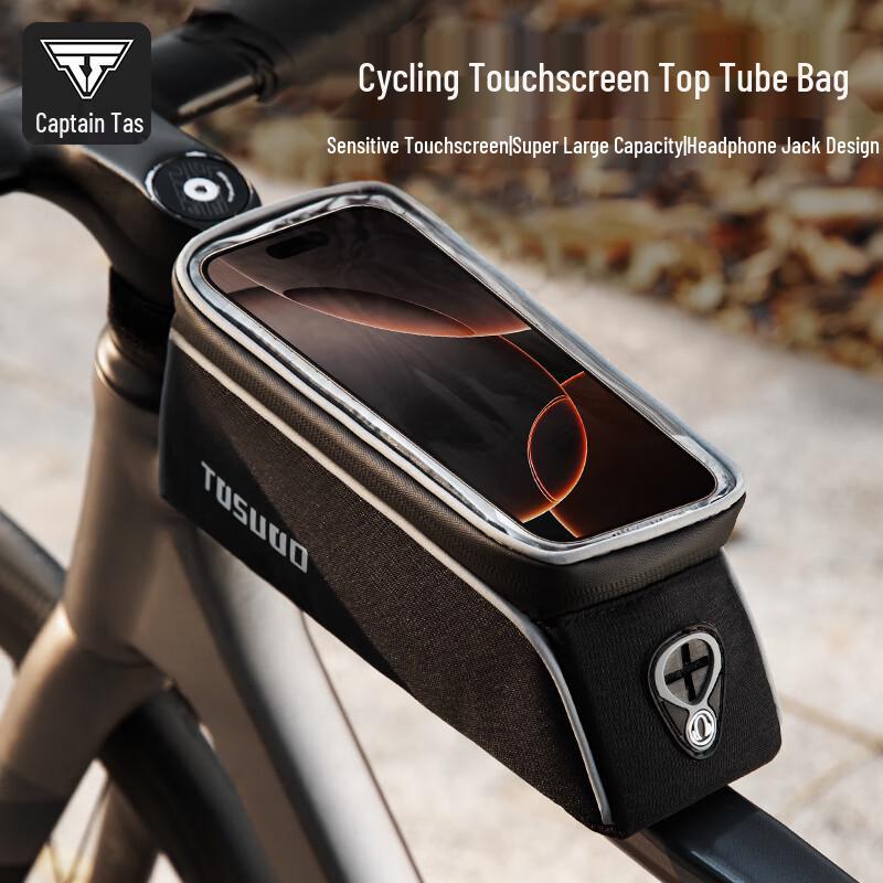Tas Captain Bicycle Touchscreen Top Tube Bag