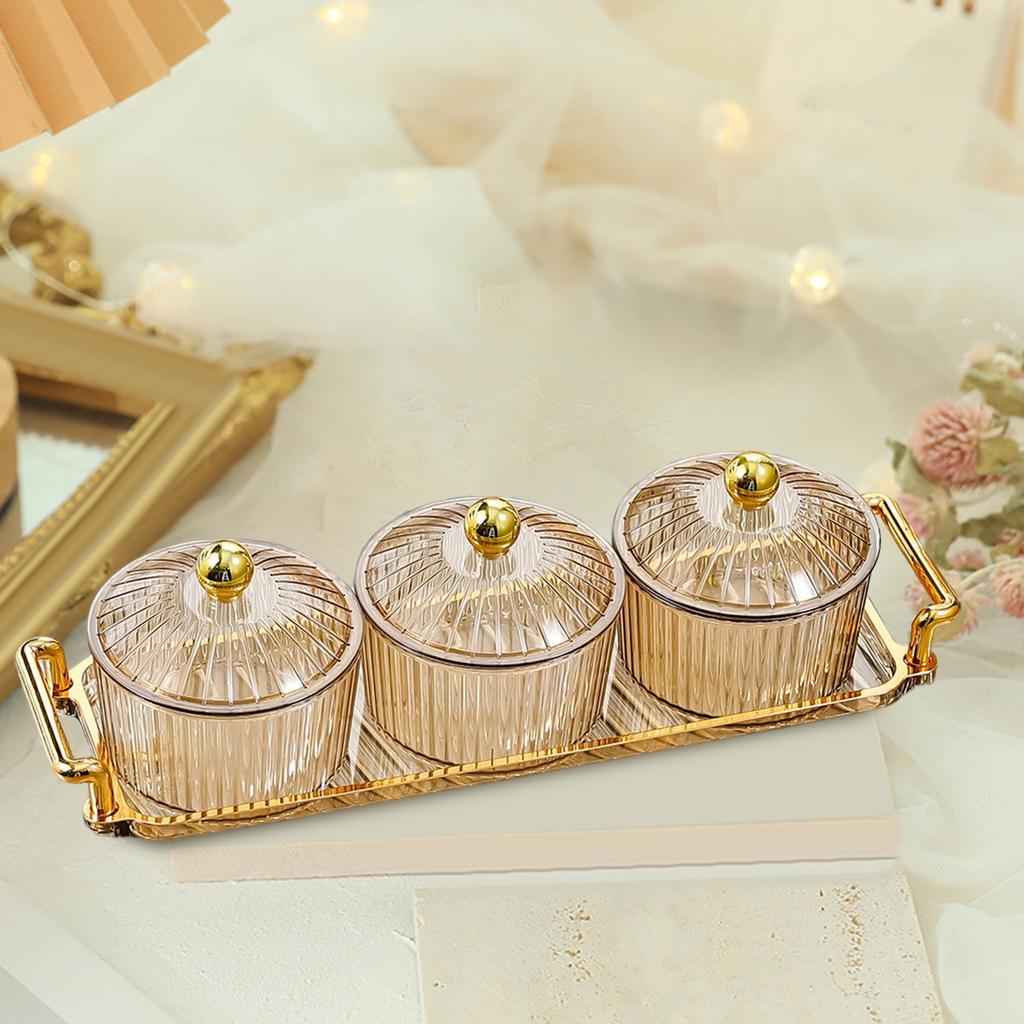 Fruit Plate Serving Dishes 6 Removable Serving Bowl Appetizer Condiment Server for Dessert Snacks Chips Kitchen Relish Tray