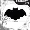 Creative Felt Bat Mat Halloween Table Mat Black Bat Anti Slip and Heat-resistant Tableware Mat Party Table Halloween Decoration