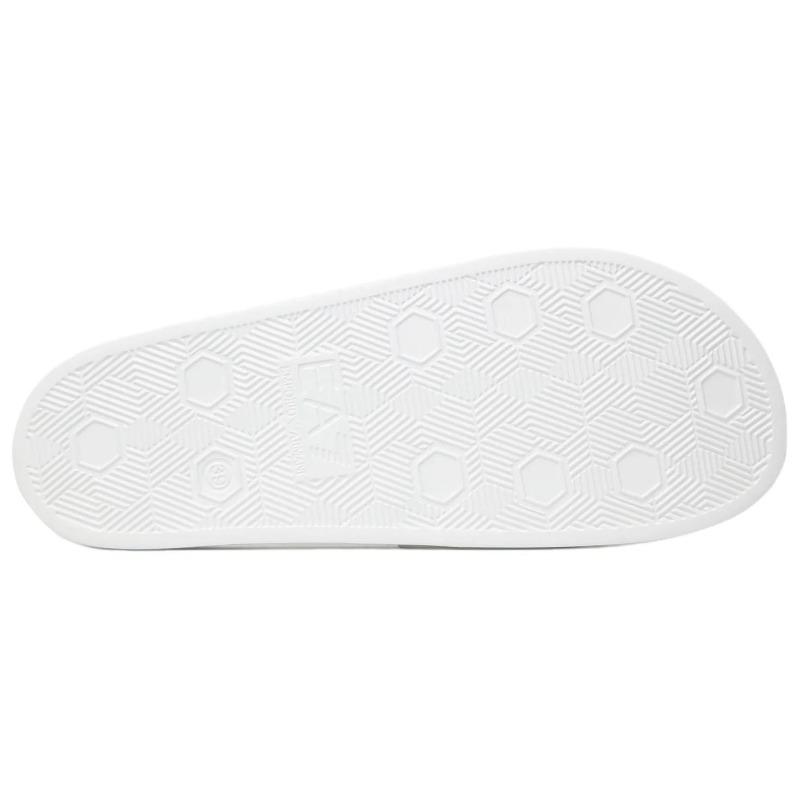 EMPORIO ARMANI EA7 Trendy Flat Silent Slide Slippers Unisex White 7X000108AF15118MZ095