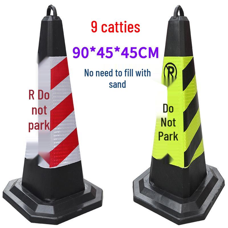 PVC Traffic Cone: 'No Parking' Barrier for Special Parking Spaces and Anti-Collision Vehicle Blocking