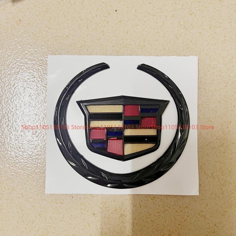 1PCS for Cadillac Logo SRX ATS XTS 2021 2020 2019 2018 2017 Car Front Center Grille Emblem Rear Trunk Badge Sticker Accessories