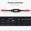 Adjustable Tool Accessories Tapping Reamer Metric Handle Spanner Wrench Holder Tap Wrench