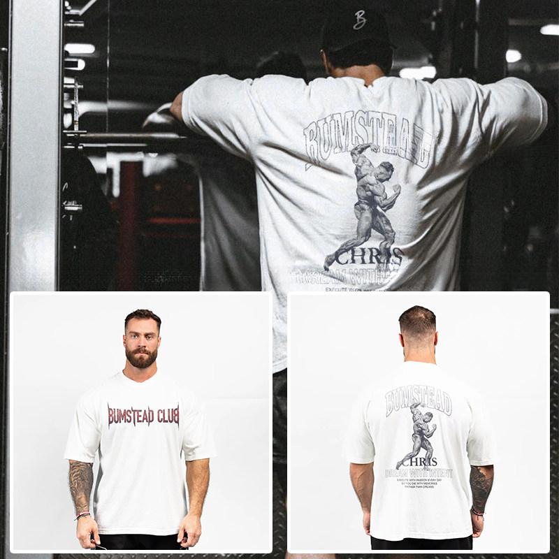 CBUM Chris American Loose Fitness Training Gym Casual TShirt Mens and Womens Luxury Brand Top 2026 New Art Logo