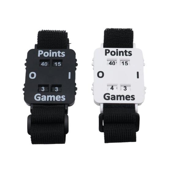 Tennis Score Counter Watch with Adjustable Wristband Portable Lightweight Pickleball Padel
