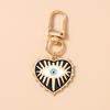 New Enamel Eyes  Key Chain Women Girls Key Ring Pendants for Handbag Decor DIY Key Holder Jewelry Gift
