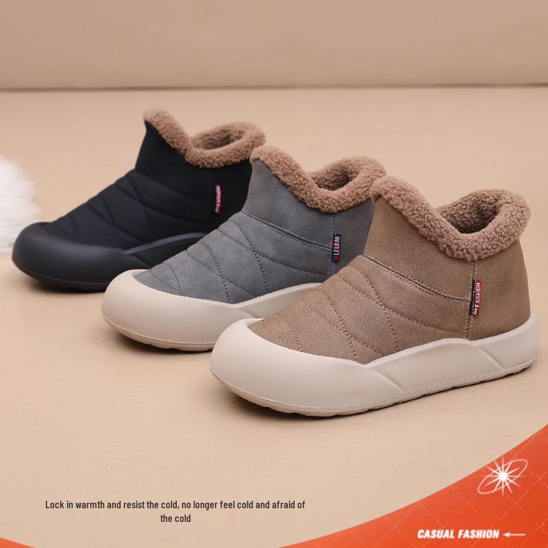 Koreanischer Stil Mode 2025 Winter Warm Wasserdicht Rutschfest Damen Schneestiefel, Plus Samt und Dicke Baumwolle Komfort.