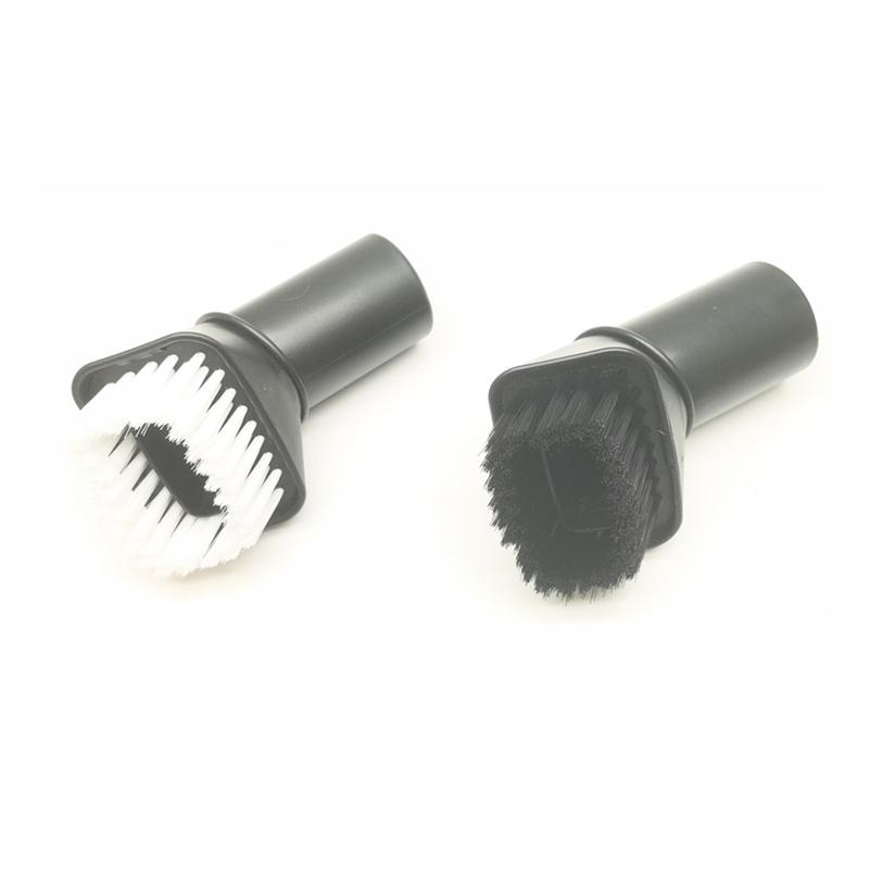 Practical-Dust Brush 1.25Inch Cleaner Vacuum Brush Soft Bristles With 1-1/4Inch To1-3/8Inch Hose Adapter,For Karcher Phili