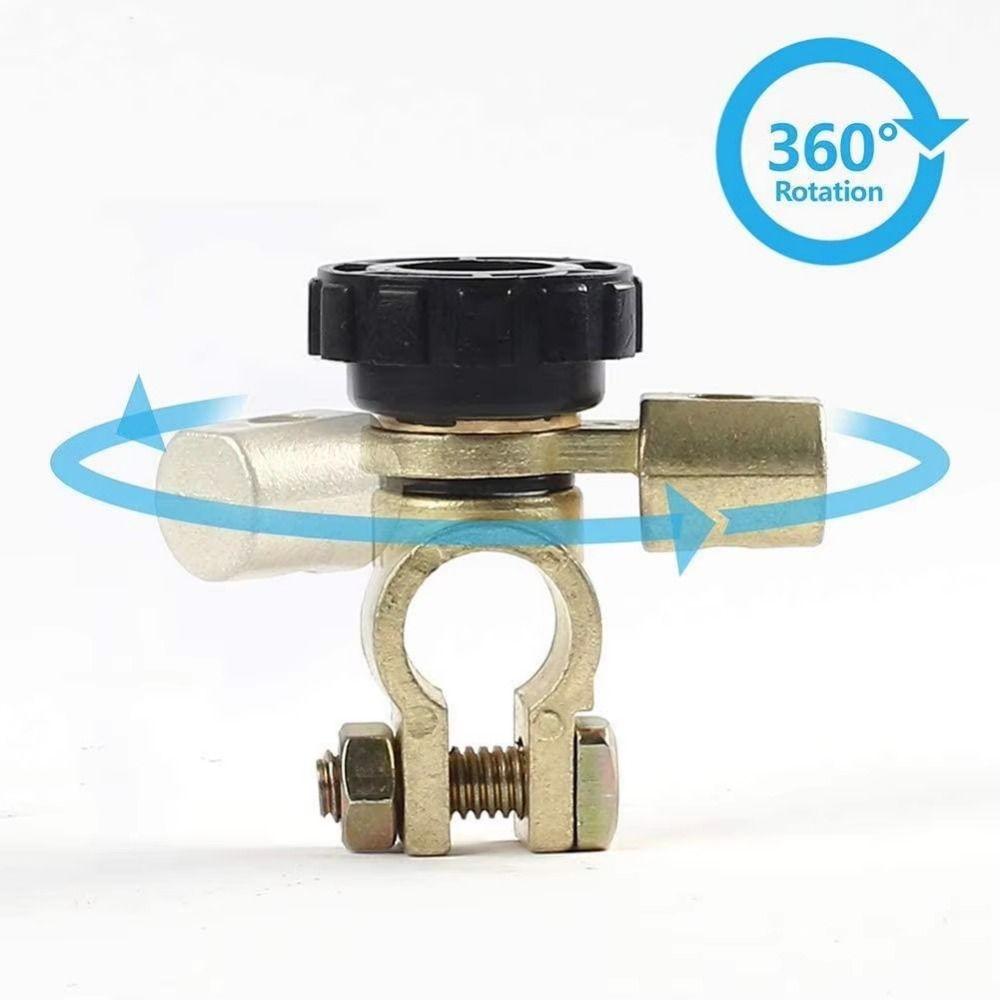 12V Car Battery Terminal Isolator Angle Rotatable Auto Battery Disconnector  Car Accessories