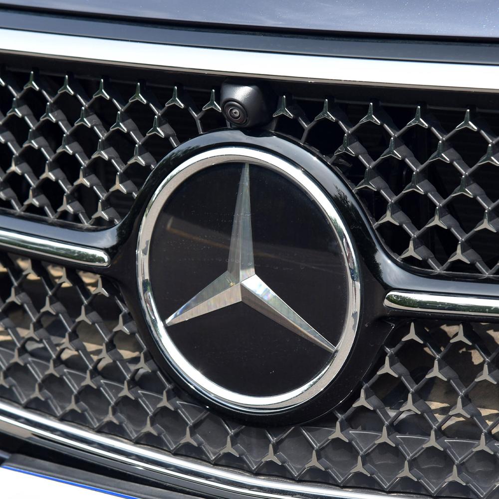 Car Front Grille Badge Cover Emblem Stickers Decoration Accessories For Mercedes Benz W204 W205 W210 W211 W212 A C E GLA GLC GLE