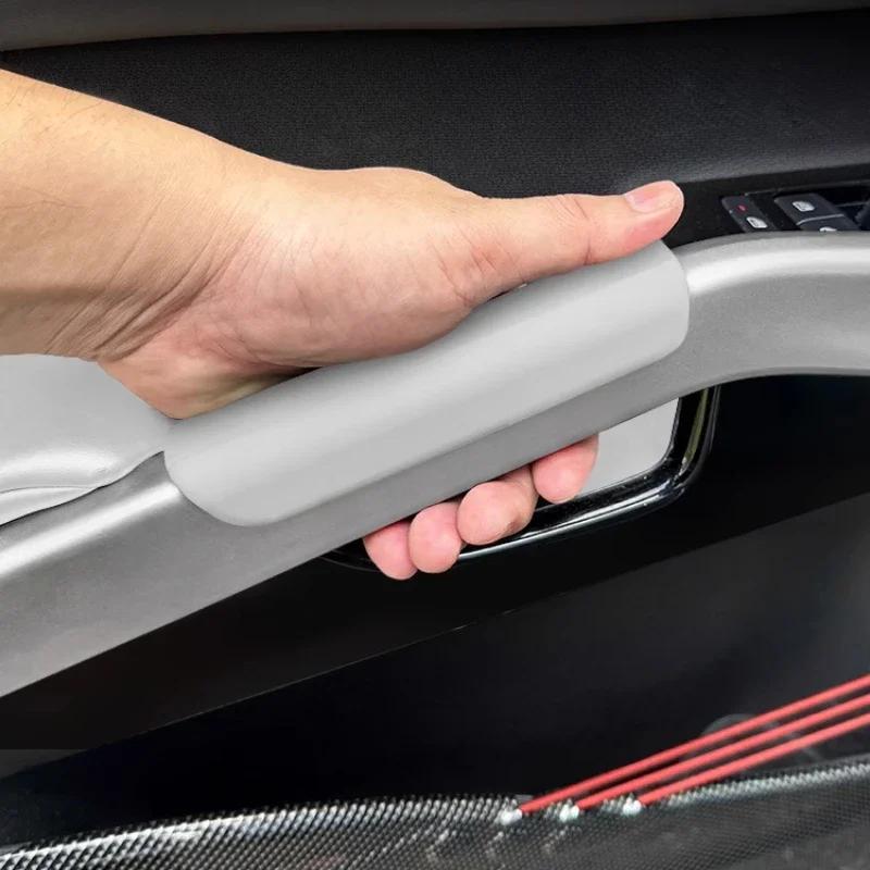 For BYD Yuan Plus ATTO 3 Car Door Handle Armrest Cover Silicone Protection Door Handle Interior Modification Auto Accessories