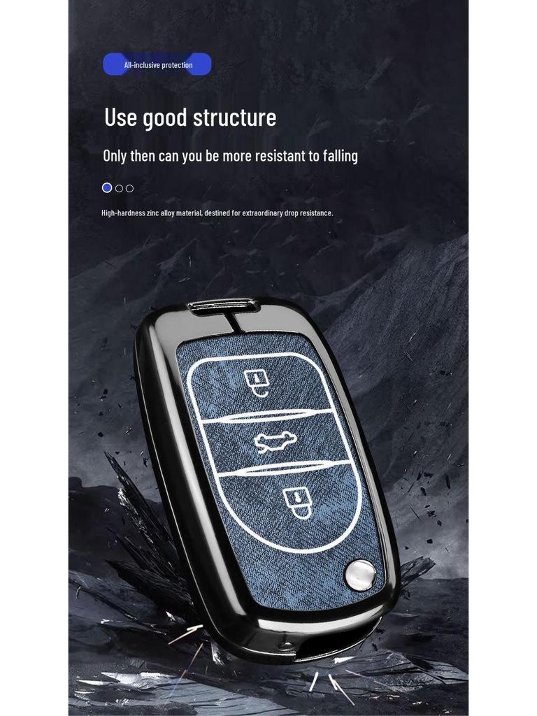 Wuling Hongguang S Key Cover: Metal Shell for Mini EV, Journey S3, New Hongguang Plus & Journey Yang Protection