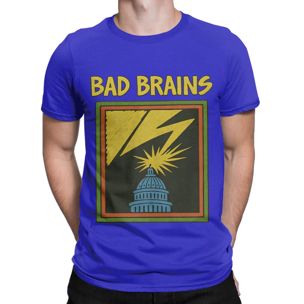 Bad Brains Punk Art Nieuwigheid 100% Katoen T-shirt Bad Brains Tops T-shirts Voor Unisex