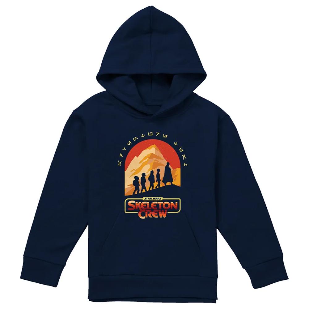 Star Wars: Skeleton Crew Childrens/Kids Adventure Badge Hoodie