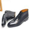 Fashion High Quality Party Boots for Men Winter Leather Shoes Cowhide Leather Boot Fashion Protective and Comfortable Casual Footwear