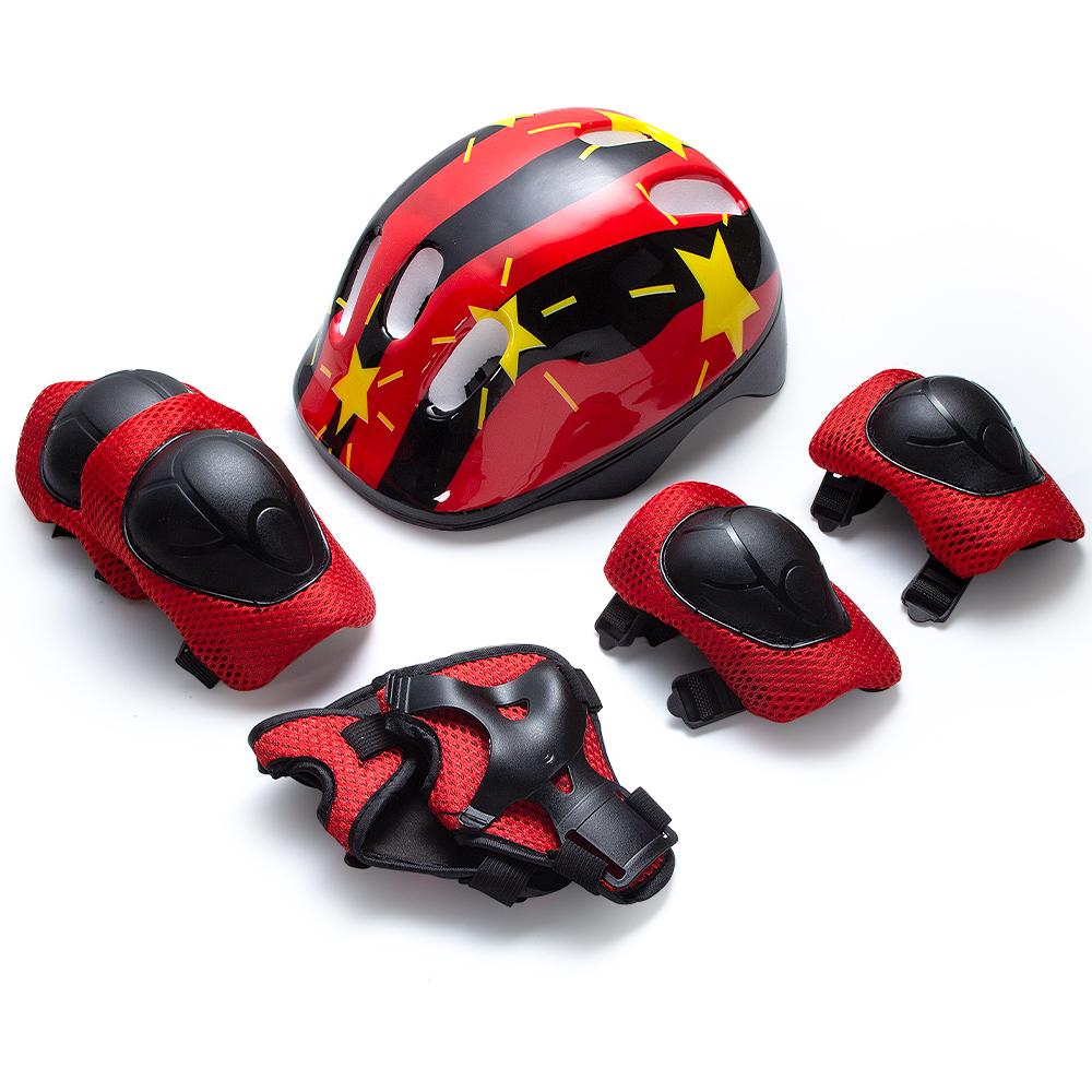 Durable And Safe 7Pcs/Set Roller Skating Kids Boy Girl Safety Helmet Knee Elbow Pad Sets Cycling Skate Bicycle Scooter Protection Safety Guard