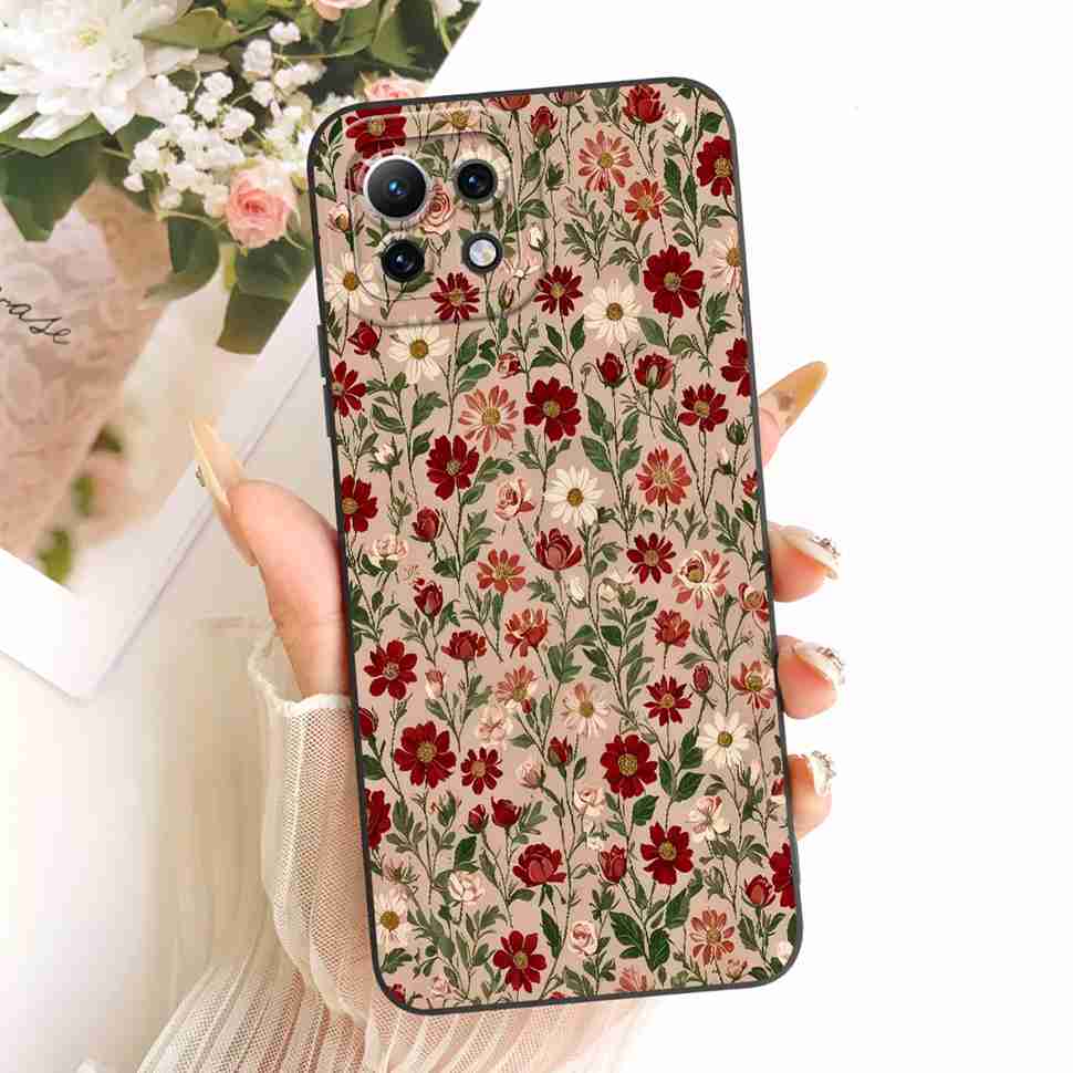 Case For Xiaomi Mi 11 11Lite 11 Lite Soft Phone Case Protection Luxury Animals Cat Dragon Back Cover For Xiaomi Mi11 Lite Capa