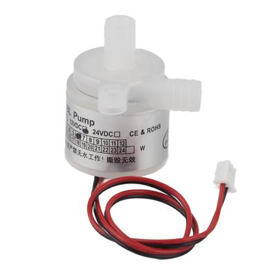 1 Stück Weiße Mini Lebensmittelqualität Bürstenlose Wasserpumpe 12V DC 6W für Medizinische Instrumente