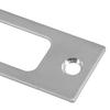 Stainless Steel Door Latch Security Strike Plate Guide Piece With Double Steel Plates For Doors Locks Thickened Door Back Plates