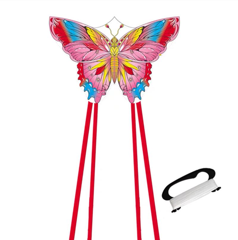 Colorful Wings Butterfly Kite: Easy-Fly Light Breeze for Adults & Kids - High-Grade Delta Design