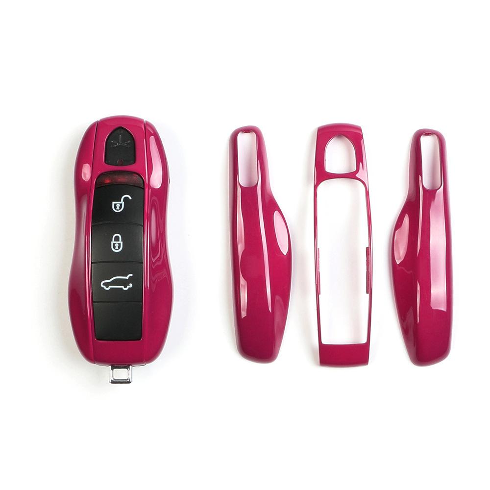Suitable for Porsche Key Shell 911 Cayenne Macan Paramela 718 Taycan Starlight Gem Red