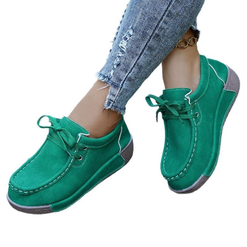 Large-sized Flat Shoes, New Thick-soled Board Shoes, Fashionable Sports Casual Shoes, Board Shoes
