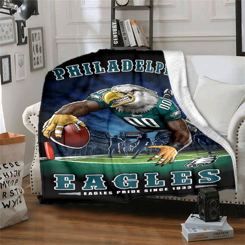 Philadelphia Flannel Blanket Soft All-Season Throw, Design for Camping, Car Travel, Hiking Sofa, Bed, Office Perfect Gift for Parties