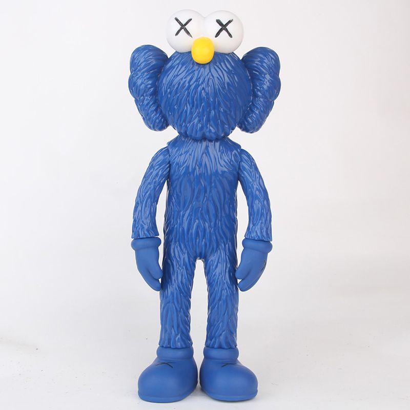 Vibrant 12-inch Kaws Exhibition Sesame Street Kaws Bff Pvc Doll For Collectors