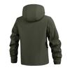 Men's Solid Color Outdoor Mountaineering Waterproof Windproof Fleece Jacket Outdoor Jacket
