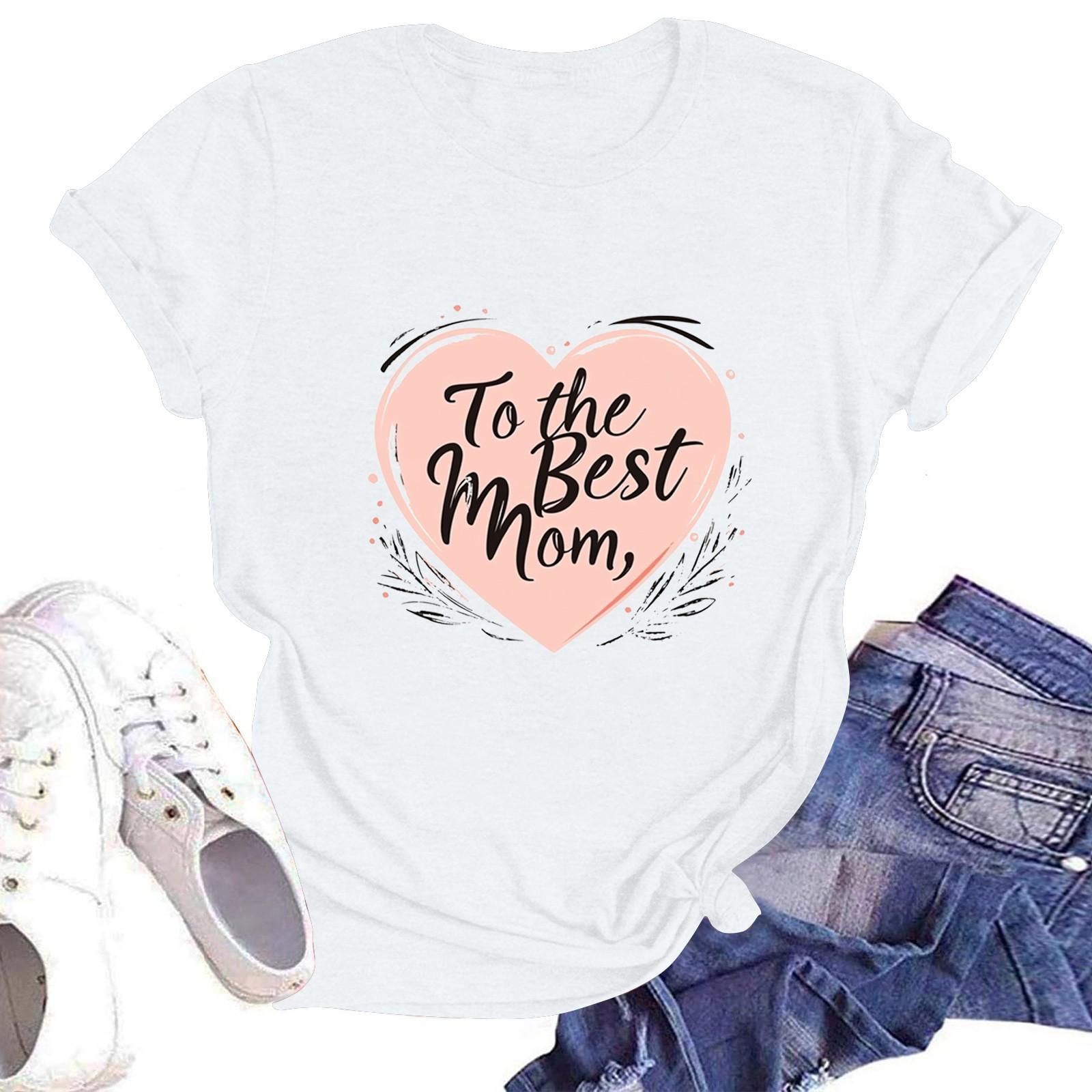 

Женская повседневная футболка с круглым вырезом и коротким рукавом XL белый