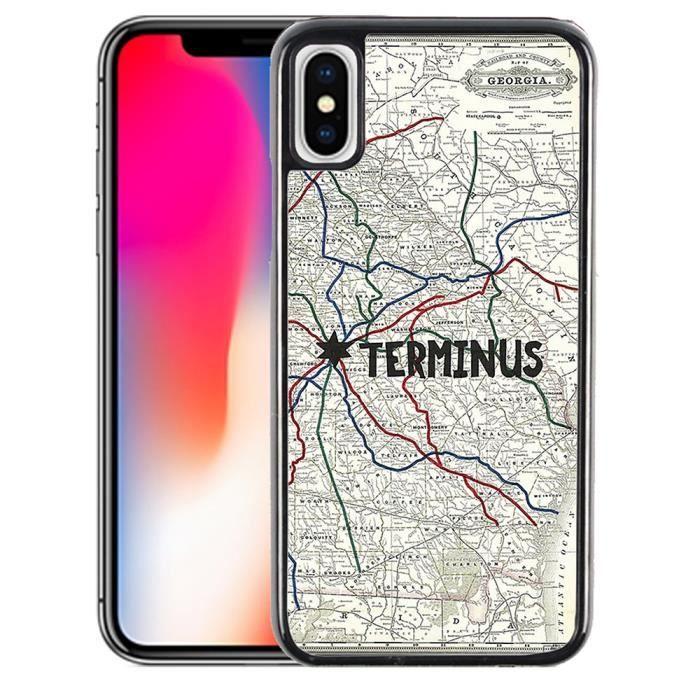 Coque iPhone XS Max Terminus Walking Dead