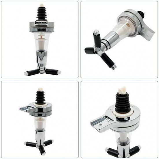 2 Piece 45ml Liquor Dispenser Bar Optic Spirit Measure Pub Dispenser Drink Spirit Wine Cocktail Pourers Bar Tool