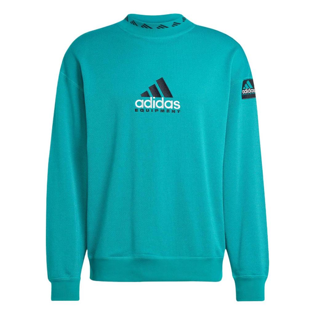 Adidas Equipment Warm Comfortable Soft Delicate Crewneck Sweatshirt Unisex Sweatshirt Green JN7146