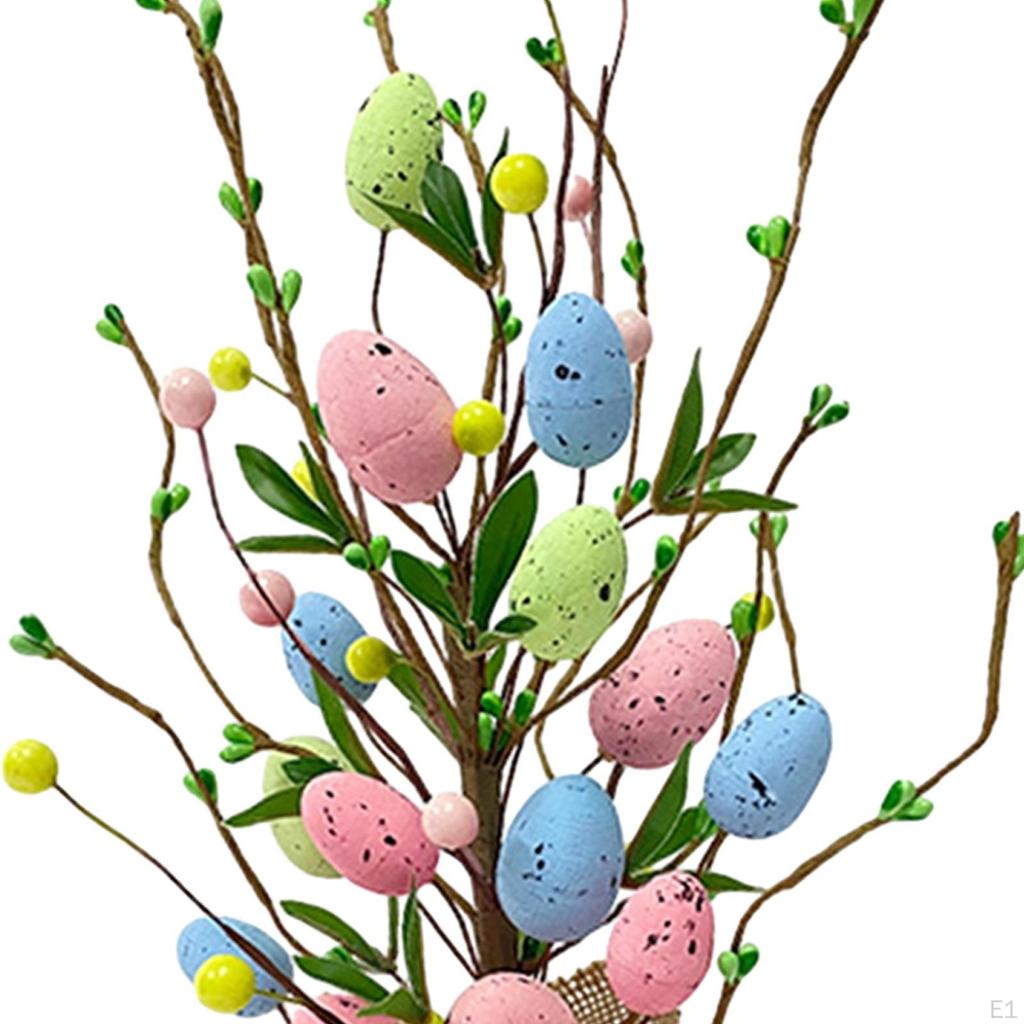Delight: Festive Easter Egg Tree with Burlap Base