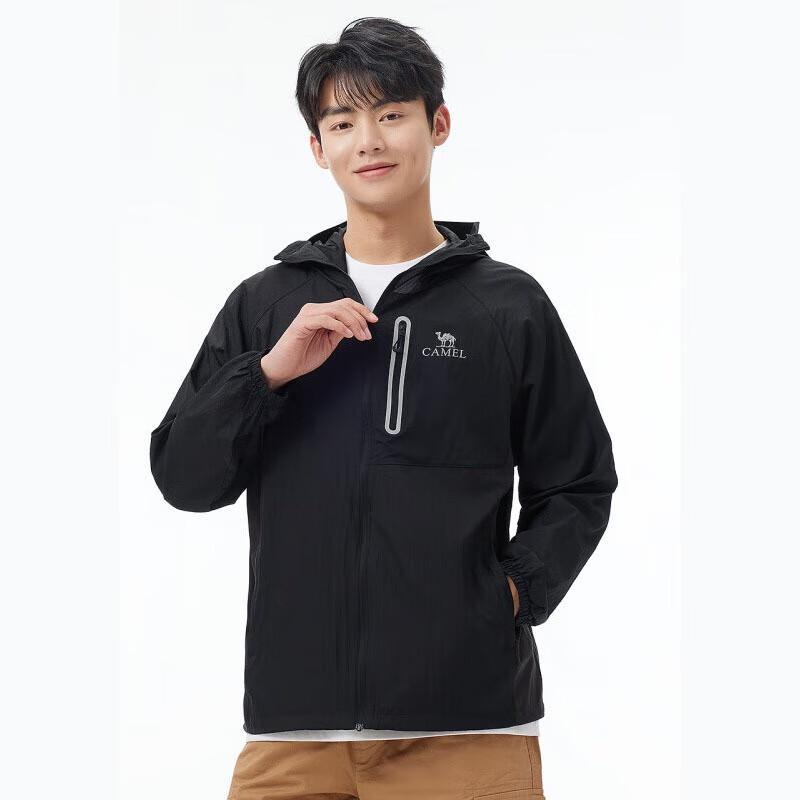 Camel Men s Hooded Ice Silk UPF50+ Sun Protection Jacket