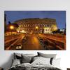 Famous City Night Landscape Poster Louvre Museum Rome Colosseum Jerusalem Sunset Wall Picture Print Home Decor Canvas Painting