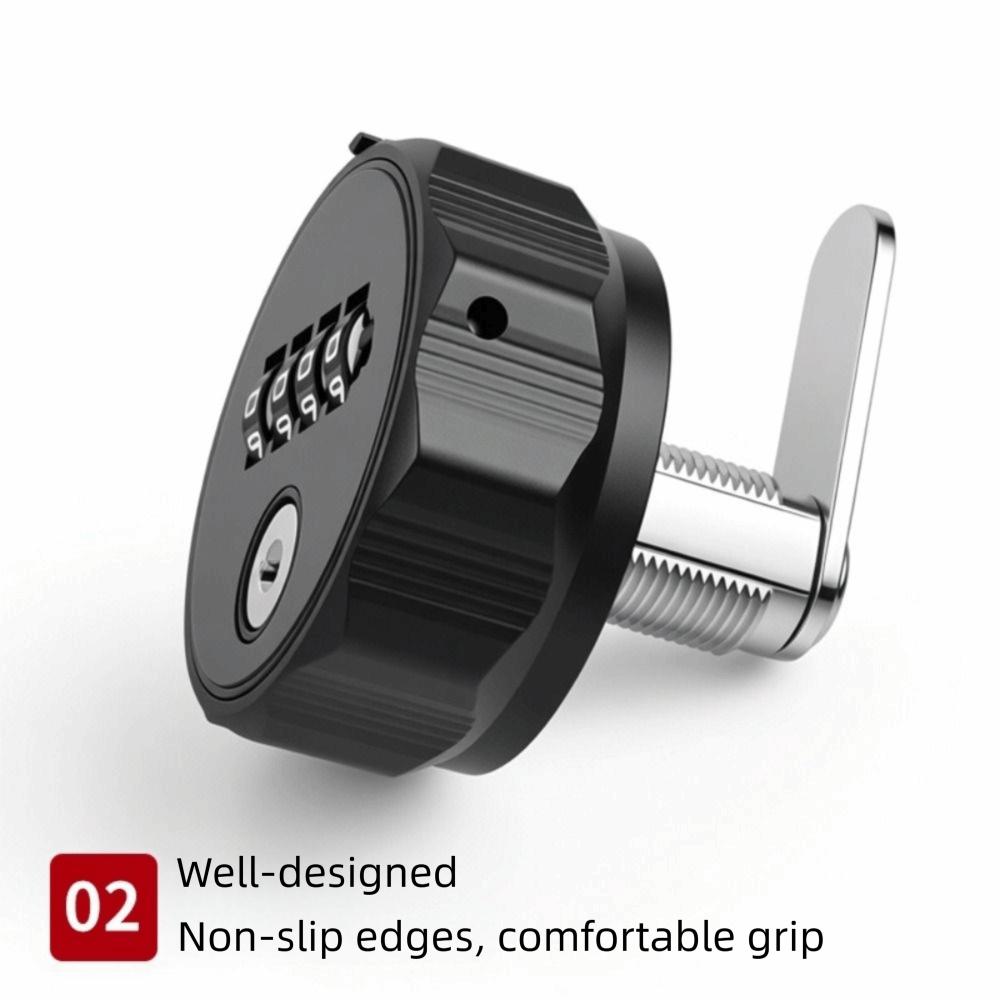 Weatherproof Drawer Lock 4-Digit Combination Security Door Bolt For Gym School Locker