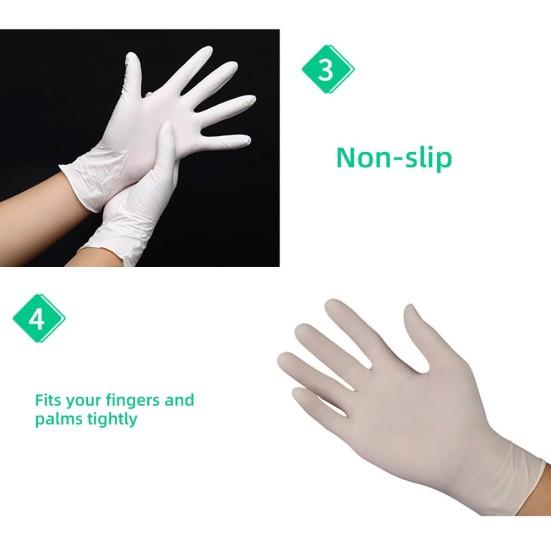 100Pcs Universal Nitrile Latex Mechanic Working Protective Disposable Gloves