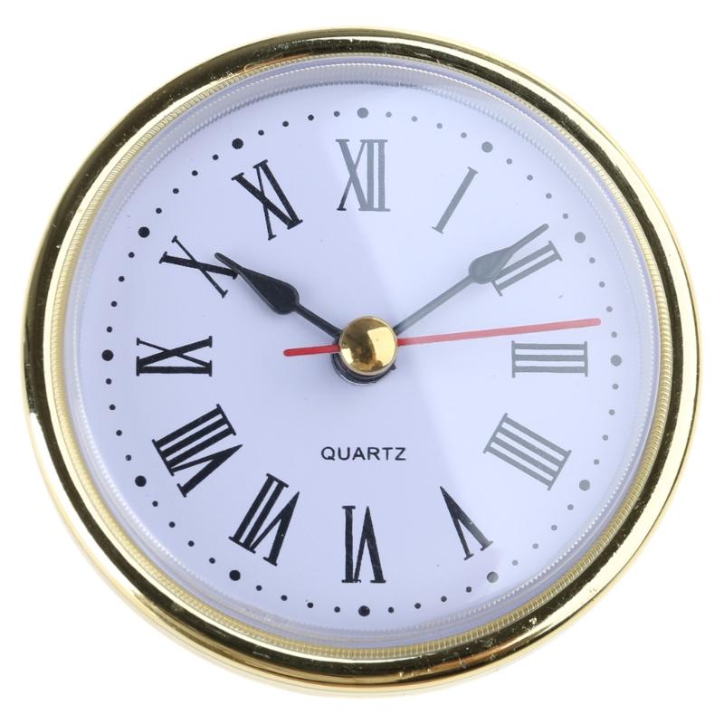

Vintage Clock Inserts Small Face Quartzs Clock Movement Roman Numeral Round Clocks Diameter 65mm DIY Parts Accessories 1