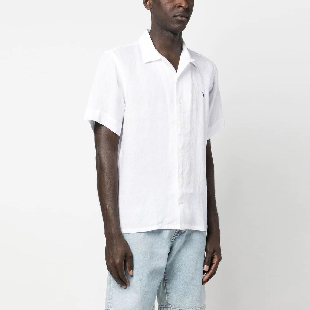 Polo Ralph Lauren SS23 Solid Color Polo Shirt Men shirts White 710903886-006