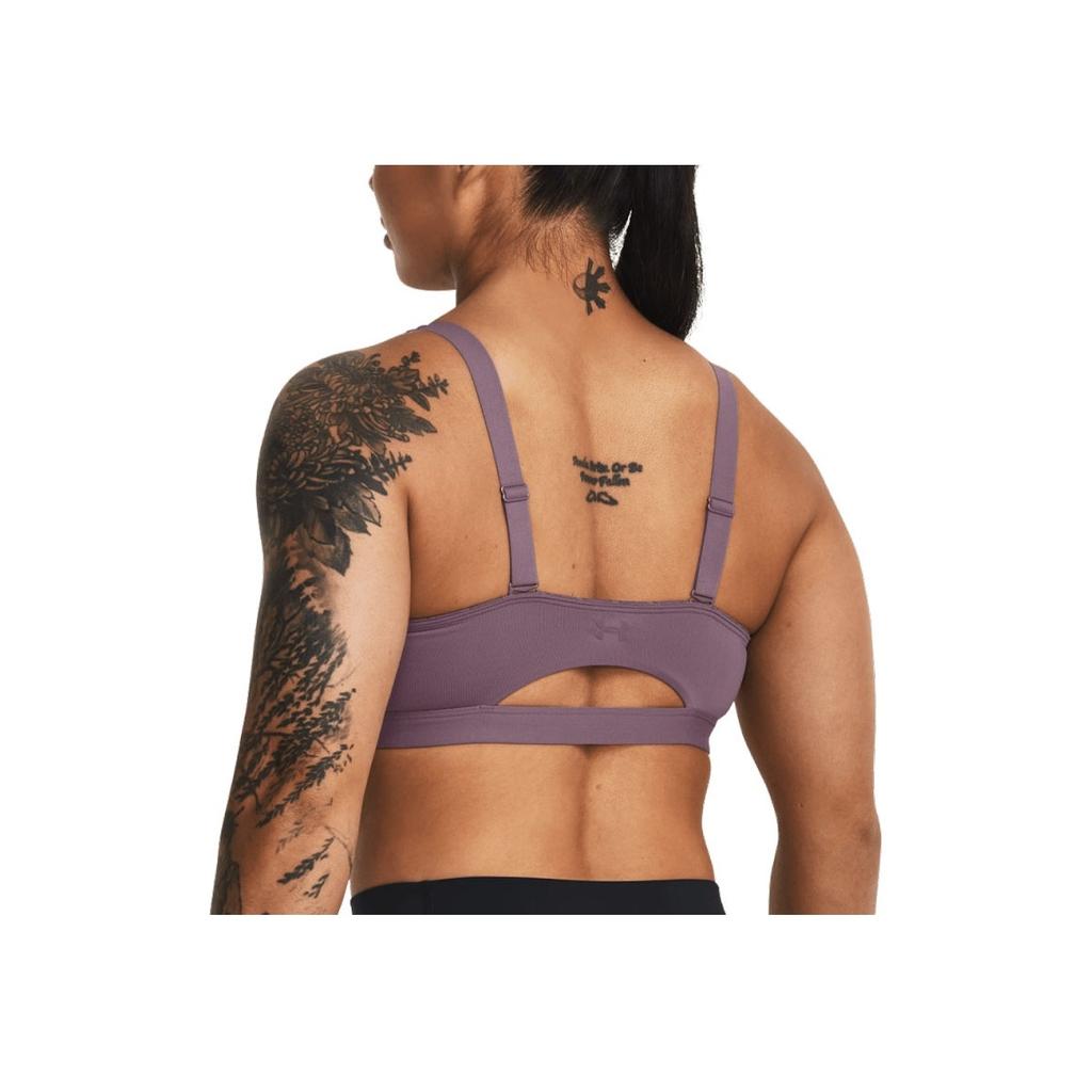 Under Armour SmartForm Evolution Solid Medium Intensity Sports Bra Women Underwear Mist-Purple 1373826-500