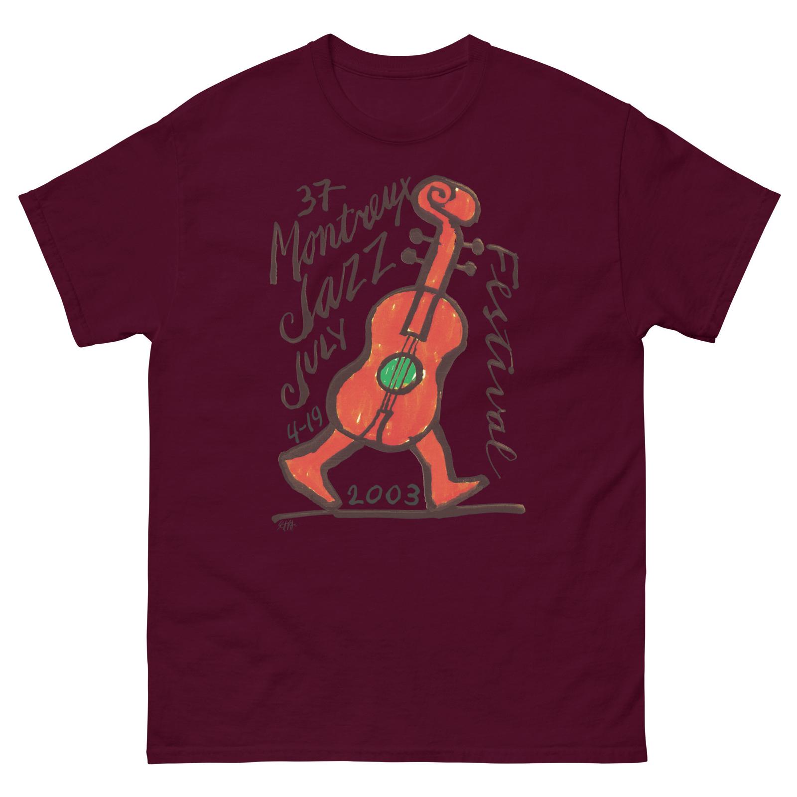 Montreux Jazz Festival T-Shirt | Vintage 1970s Music Tee | Classic Jazz Art XXXL