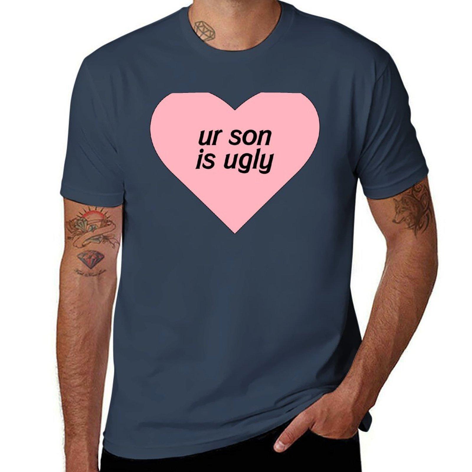 ur son is ugly heart TShirt Quick Dry Travel TShirt S