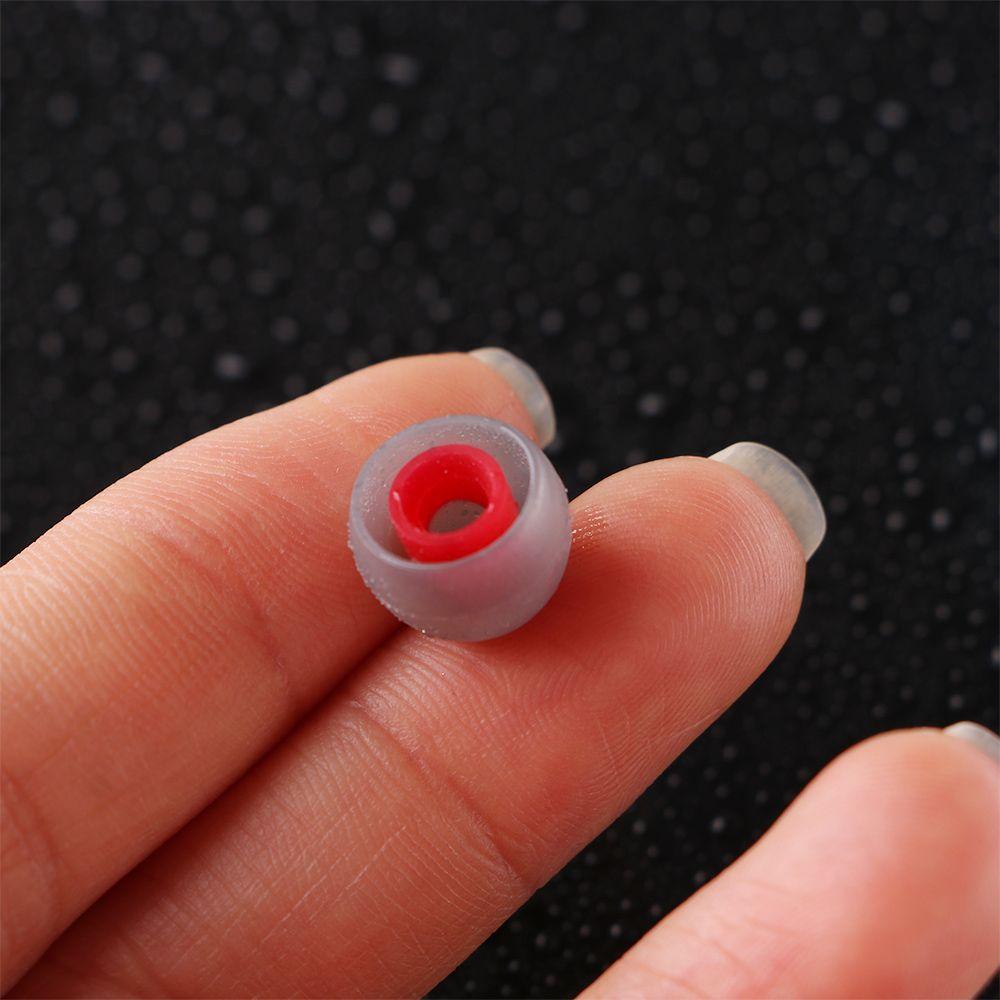 6Pairs Lightweight Headphone Earphone Dual Color Eartip Cover Earbuds Caps Ear Pads Eartips