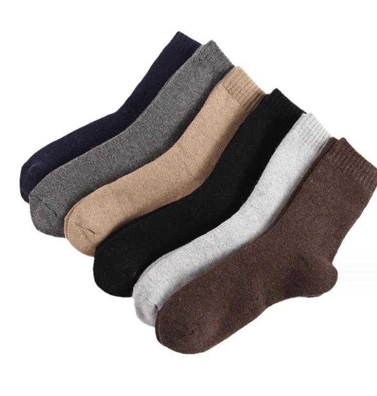 

Мужские зимние шерстяные и кашемировые толстые махровые носки Men s One Size