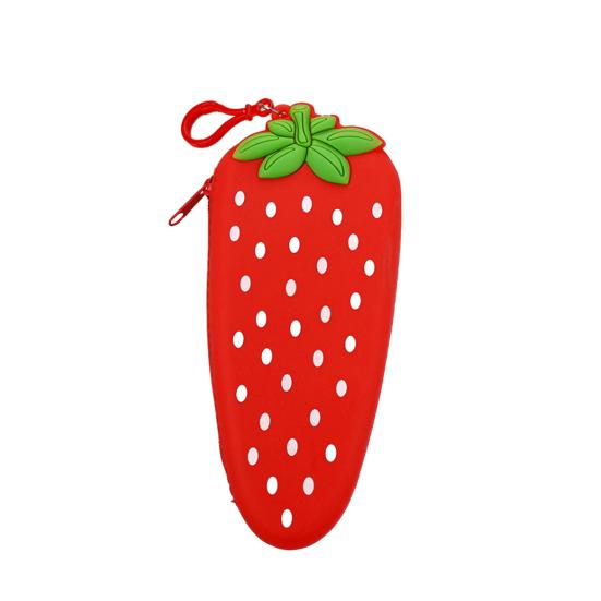 Karotte Banane Obst Silikon Federmäppchen Aufbewahrung Stifttasche Geldbörse Schlüsseletui