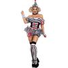 Female Clown Cosplay Outfit With Polyester Material For Party And Role Play