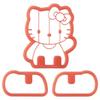 Skater 3D Cookie Cutter, Hello Kitty Snack Time, DCN1-A
