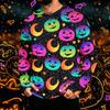 Men's Long Sleeve Hoodie with Sun Halloween Print Pullover